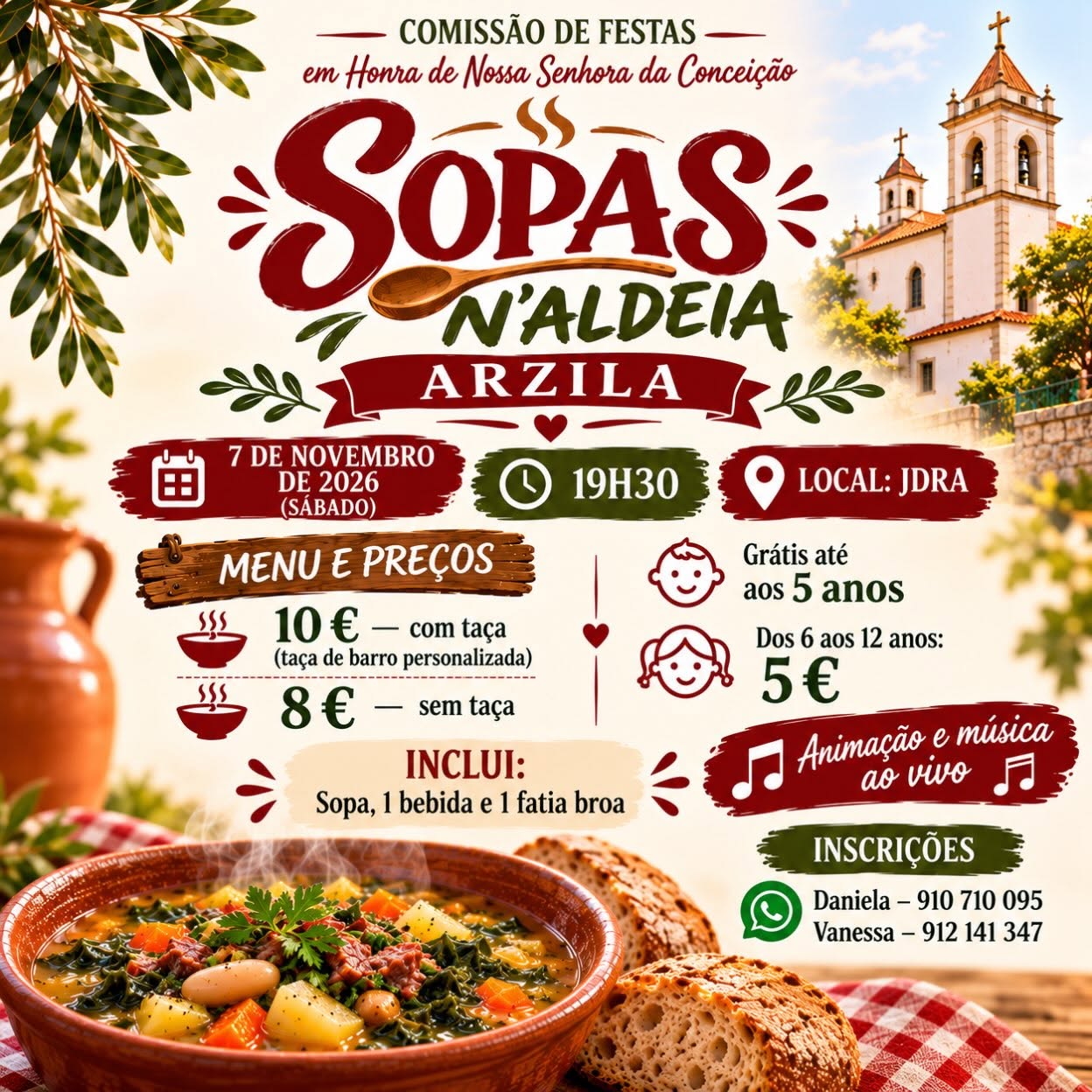 SOPAS N'ALDEIA- ARZILA